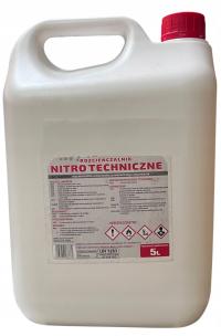 ROZCIEŃCZALNIK NITRO 5L DO ROZCIEŃCZANIA NITROCELULOZOWYCH FARB LAKIERÓW