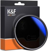 Filtr szary K&F Concept ND 2-400 szary REGULOWANY FADER MC Blue 55mm