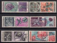 Czechosłowacja 1966 Mi 1651-1656 Czyste **