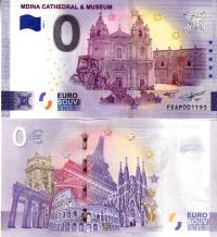 Banknot 0-euro- Malta 2022-1A-MDINA Cathedral