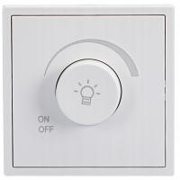 Ściemniacz Regulator Obrotowy Podtynkowy Do Żarówek LED 200W 230V Biały