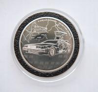 NIUE 2 $ 2020 DELORIAN POWRÓT DO PRZYSZŁOŚCI UNCJA SREBRO