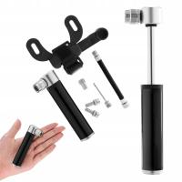 MINI POMPKA ROWEROWA ALUMINIOWA PRZENOŚNA DO ROWERU DMUCHAŃCÓW PIŁKI 120PSI