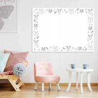 Tablica magnetyczna suchościeralna dla dzieci zwierzęta 485 70x50cm PCV