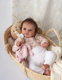 Reborn Baby силиконовая кукла 48 см ткань тела