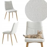 ОБЕДЕННЫЙ СТУЛ ГОСТИНОЙ ОБИТЫЙ СОВРЕМЕННЫЙ ЛОФТ 4 НОГИ МЕТАЛЛИЧЕСКИЙ ГЛЭМ