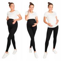 Будущая мама материнства леггинсы длинные хлопок черный