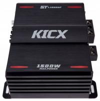 Kicx ST-1.1500 DF - автомобильный усилитель 1 канал 650/1050 / 1500RMS пульт дистанционного управления