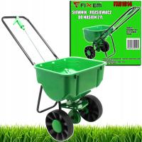 РУЧНАЯ СЕЯЛКА ДЛЯ ТАЧКИ, РАЗБРАСЫВАТЕЛЬ СЕМЯН ТРАВЫ, РЕГУЛИРОВКА РАЗБРАСЫВАНИЯ 27 Л