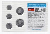 KOREA PÓŁNOCNA 1959-87 ZESTAW MONET