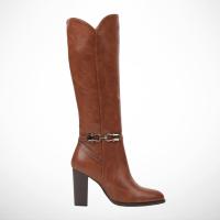 Camelowe kozaki damskie na obcasie typu słupek Vices 2303B