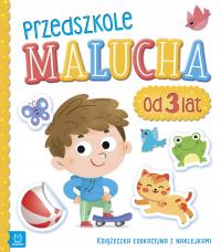 Przedszkole malucha od 3 lat Książeczka edukacyjna z naklejkami Aksjomat