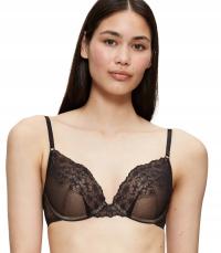 Triumph бюстгальтер пуш-ап черный