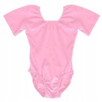 -Child Shortsleeve Leotard Pink XL