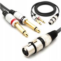 Kabel XLR - jack 6,3 mm Vitalco PCK21 1,5 m