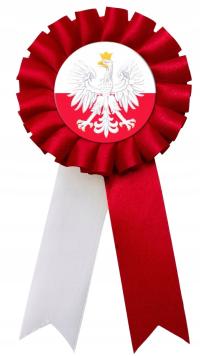 Котильон Польша Флаг белый красный эмблема Орел