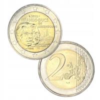 Moneta 2 EURO 2012 – Luksemburg – Wielki książę Henryk i Wilhelm IV