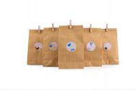 TOREBEKI WIELKANOCNE NAKLEJKI KLAMERKI 24 sztuki na cukierki wielkanoc