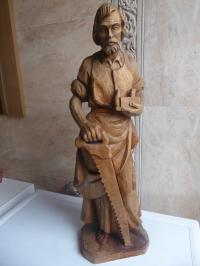 Figurka drewno św Józef 56 cm Polecam