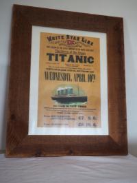 Plakat reklama wstęp na Titanic