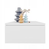 Тумбочка белый коврик 40см миля маленькая комната журнальный столик