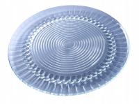 PIĘKNA SZKLANA TORTOWNICA Reims Francja lata 70-te