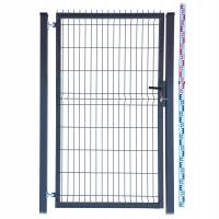 калитка 170см антрацит графитовая панель две стойки ral7016 забор 173см