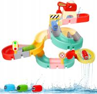 Marble Run zabawka do kąpieli 37 szt - zabawna zabawka wodna dla dzieci 3-6 lat
