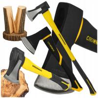 SIEKIERA ROZŁUPUJĄCA DO ŁUPANIA KLIN ZESTAW SIEKIER 3 SZT SOLIDNE WYKONANIE