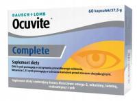 OCUVITE COMPLETE Omega-3 DHA CYNK olej rybi 60 kapsułek