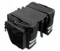 БОЛЬШАЯ ДВОЙНАЯ СУМКА ДЛЯ ВЕЛОСИПЕДА, ЗАДНЯЯ СУМКА ДЛЯ БАГАЖНИКА, БОКОВАЯ СУМКА 25 Л