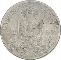 2.hy.PRUSY, FRYD.WILHELM III, 1/3 TALARA 1802 A