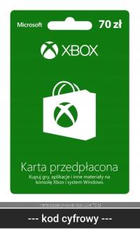 Подарочная карта Xbox Live 70 зл