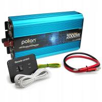 Автомобильный инвертор DC / AC 12V 230V 2000W / Sinus