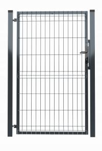 Панельная калитка 153 см цинк Антрацит RAL 7016
