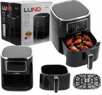 FRYTKOWNICA BEZTŁUSZCZOWA LUND DO SMAŻENIA PIECZENIA 1450W 5L CZARNA