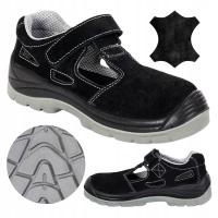 Рабочая обувь сандалии Specto кожа черный без металлического подноска O1