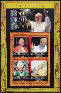 Sierra Leone 2009 ark 5136-39 * * Иоанн Павел II
