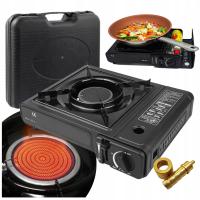 ПОРТАТИВНЫЙ РЕДУКТОР 2В1 ПЕЧИ ГАЗОВОГО ТУРИЗМА КЕРАМИЧЕСКИЙ С СЛУЧАЕМ