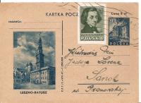 WROCŁAW -SANOK -karta pocztowa Cp99 -obieg 1948 rok