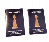 2 sztuki paszport bliza odznaka turystyczna latarń morskich na prezent