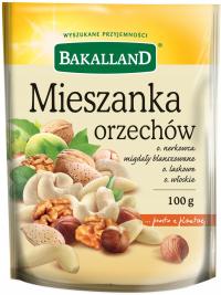 Mieszanka orzechów Bakalland 100g