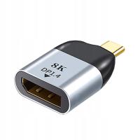 USB-C Adapter USB C do DP DisplayPort 1.4 8K 60Hz