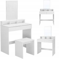 ТУАЛЕТНЫЙ СТОЛИК И КОСМЕТИЧЕСКОЕ С ЗЕРКАЛОМ ТАБУРЕТ ITALFORM