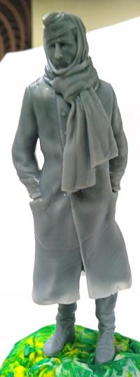 Niemiecki jeniec 1 spod Stalingradu WWII skala 1/48