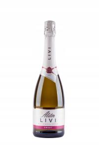 Безалкогольное игристое вино Alita LIVI Sweet 750 мл белое сладкое