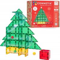 CONNETIX ZESTAW CHOINKA SPECIAL EDITION CHRISTMAS TREE BALL RUN PACK 71 EL.
