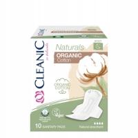 Podpaski Cleanic Naturals Organic Cotton Night 10 sztuk