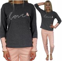 Piżama damska (38) 100% BAWEŁNA love WZÓR