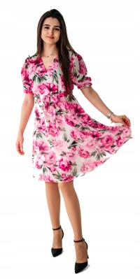 Женское платье для похудения с поясом, элегантное шифоновое платье с оборками
